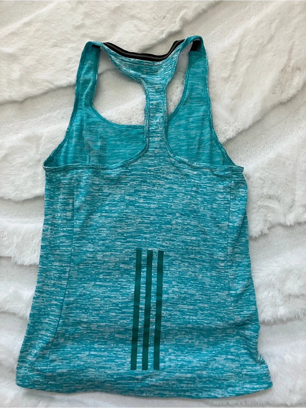 Boston Marathon 2016 Adidas Teal Racerback Tank - Picture 3 of 4